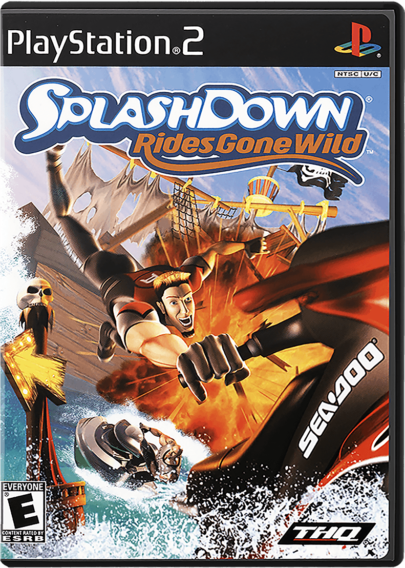 Splashdown Rides Gone Wild box art for Playstation 2